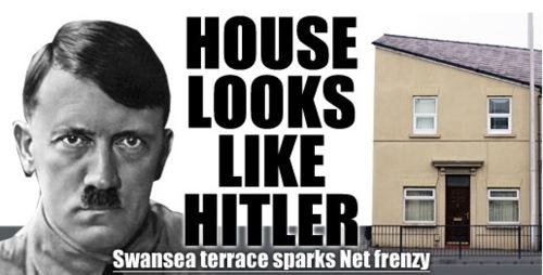 the house that looks like hitler. House Looks like Hitler